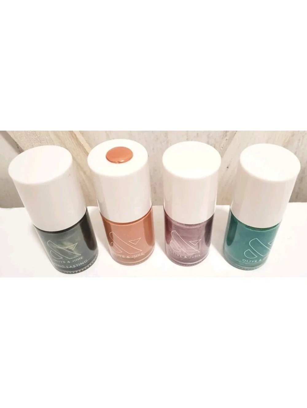 Olive And June Nail Polish Bundle Of 4 Bottles .46 FL Oz. Spring & Fall Colors